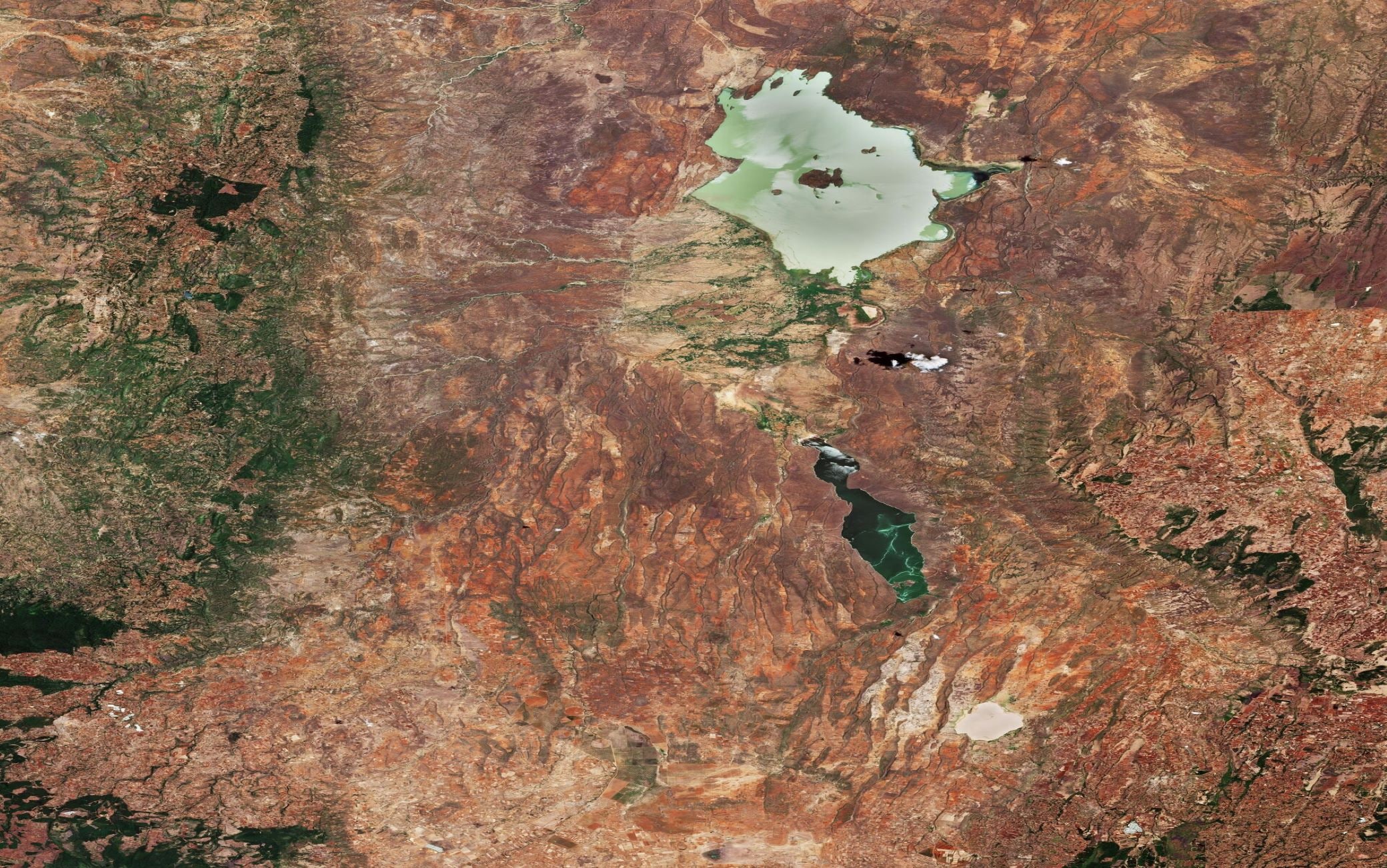 L'area fotografata dai satelliti dell'Esa - Copernicus Sentinel data (2019), processed by ESA, CC BY-SA 3.0 IGO L'area fotografata dai satelliti dell'Esa - Copernicus Sentinel data (2019), processed by ESA, CC BY-SA 3.0 IGO