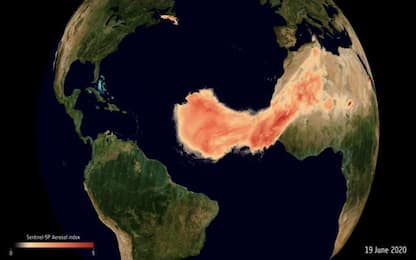 “Godzilla”, la nube sahariana da record individuata dai satelliti