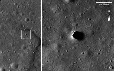 Luna e Marte, l’uomo potrebbe sopravvivere nelle caverne di lava