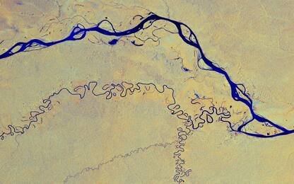 Lo spettacolo del Rio delle Amazzoni visto dallo spazio. FOTO