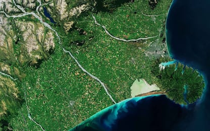 Nuova Zelanda, la penisola di Banks fotografata dai satelliti
