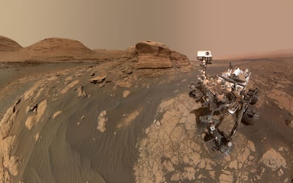 Marte, il "selfie" del rover Curiosity davanti a Mont Mercou