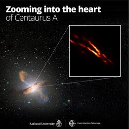 Spazio, fotografato buco nero nel cuore della galassia Centaurus A