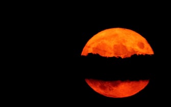 La luna nella Macedonia del Nord