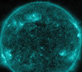 L’esplosione solare ripresa dalla Nasa