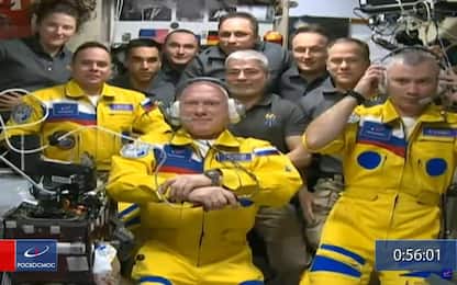 Spazio, i tre cosmonauti russi della Soyuz entrano nella Stazione Iss