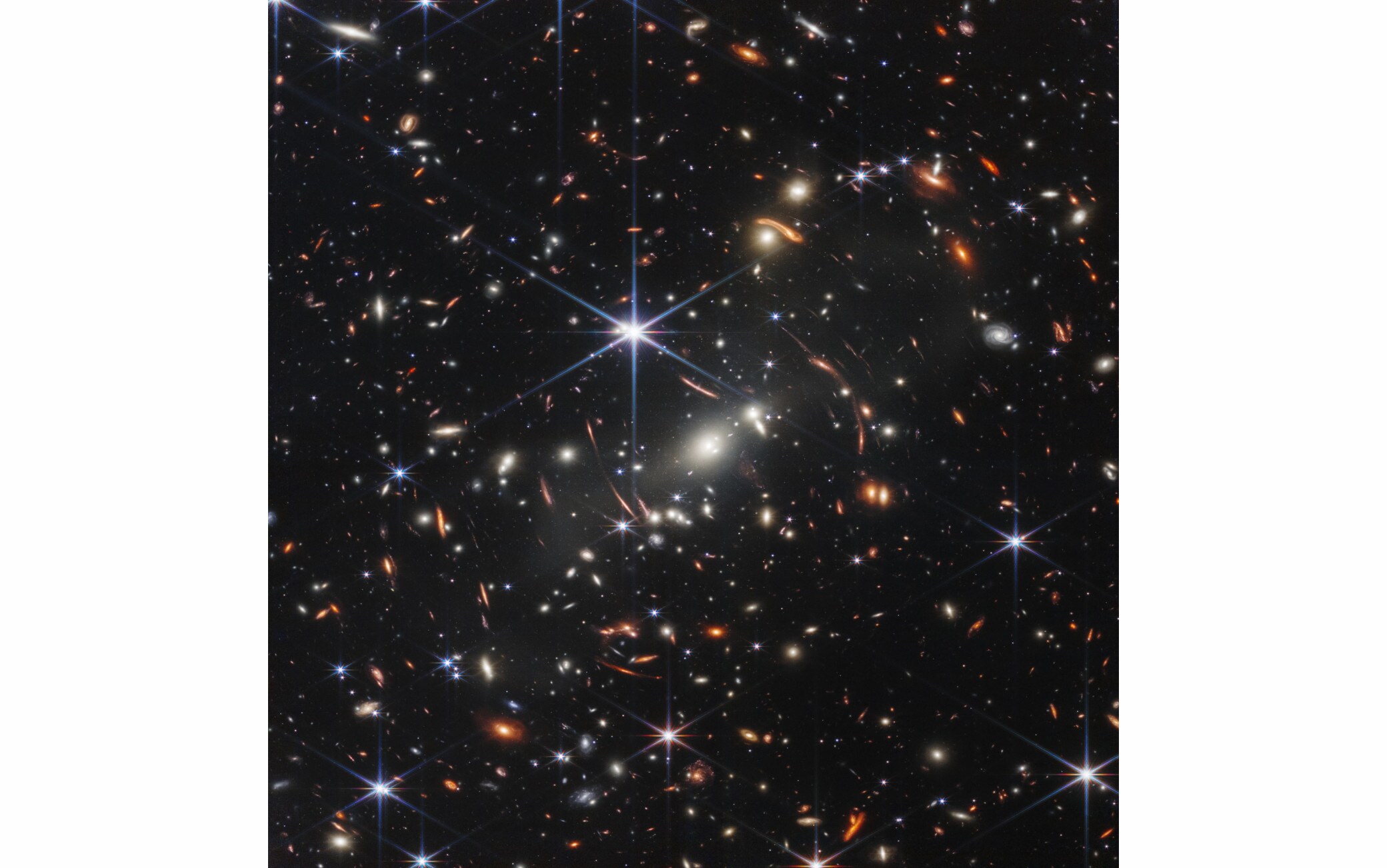 La prima immagine ripresa dal telescopio James Webb La prima immagine ripresa dal telescopio James Webb