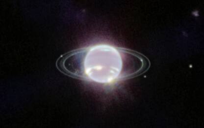 Dal telescopio Webb un’immagine nitida degli anelli di Nettuno