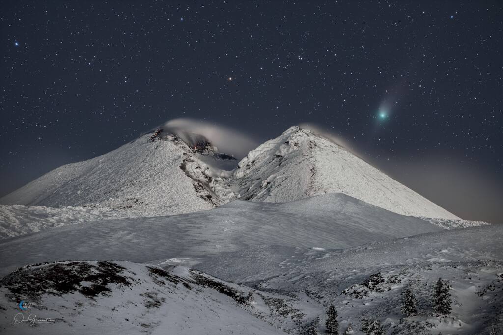 La foto della "Cometa di Neanderthal" dell'astrofotografo ragusano Dario Giannobile