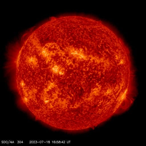La nuova e prolungata esplosione sul Sole