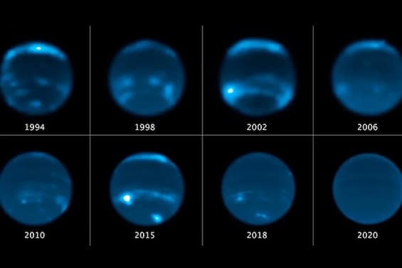Space, US study: on Neptune the clouds have disappeared for the first time