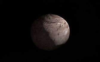 Pallas asteroid. 3d render
