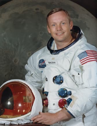 Astronaut Neil Armstrong, Commander of NASA's Apollo 11 lunar landing mission, photographed at the Manned Spacecraft Center (MSC) in Houston, Texas, July 1969. (Photo by Space Frontiers/Getty Images)