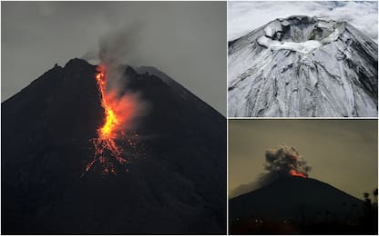 Dal monte Aso al Merapi, i vulcani più attivi nel mondo. FOTO