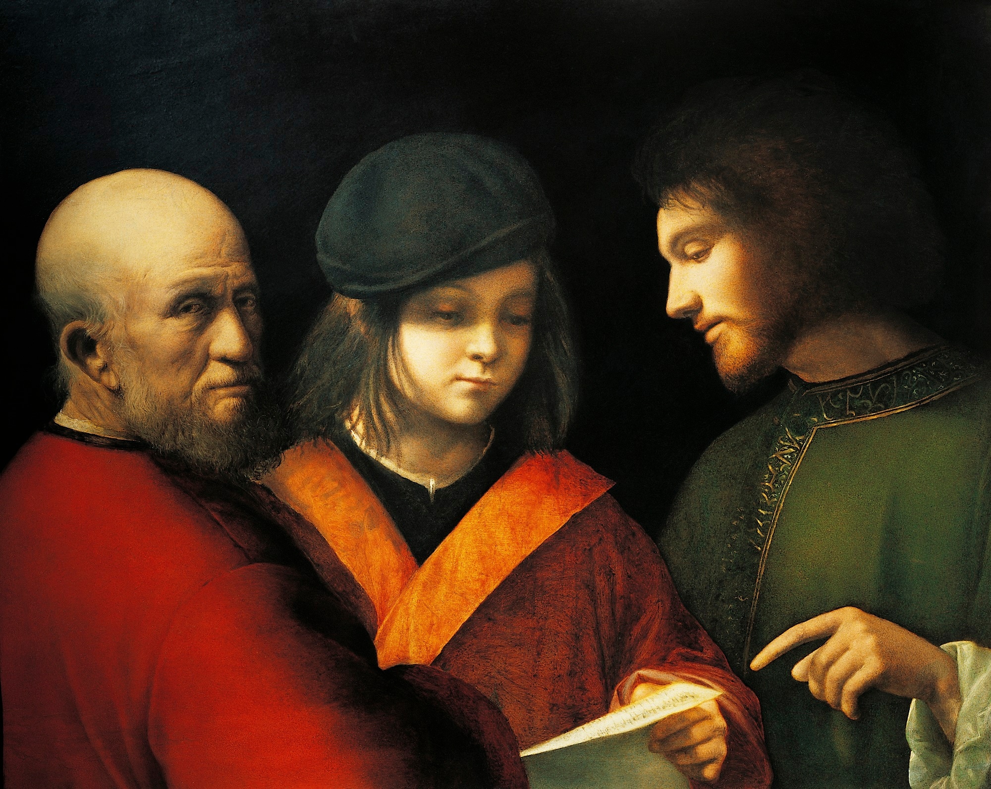 Giorgione, Le tre età dell'uomo Giorgione, Le tre età dell'uomo