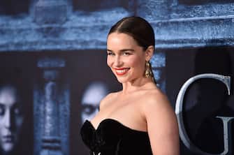 HOLLYWOOD, CALIFORNIA - APRIL 10:  Actress Emilia Clarke attends the premiere of HBO's "Game Of Thrones" Season 6 at TCL Chinese Theatre on April 10, 2016 in Hollywood, California.  (Photo by Alberto E. Rodriguez/Getty Images)