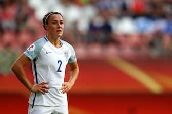 UTRECHT, NETHERLANDS - JULY 19: 	Lucia Bronze of England during the UEFA Women's Euro 2017 Group D match between England and Scotland at Stadion Galgenwaard on July 19, 2017 in Utrecht, Netherlands. (Photo by Dean Mouhtaropoulos/Getty Images)