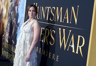 WESTWOOD, CALIFORNIA - APRIL 11:  Actress Emily Blunt attends the premiere of Universal Pictures' "The Huntsman: Winter's War"  at the Regency Village Theatre on April 11, 2016 in Westwood, California.  (Photo by Kevin Winter/Getty Images)