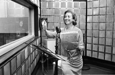 31st December 1965:  British singer Vera Lynn rehearsing her new radio show.  (Photo by McCabe/Express/Getty Images)