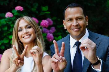 Jennifer Lopez, la challenge con Alex Rodriguez