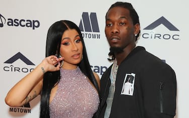 BEVERLY HILLS, CALIFORNIA - JUNE 20: Cardi B and Offset attens 2019 ASCAP Rhythm & Soul Music Awards at the Beverly Wilshire Four Seasons Hotel on June 20, 2019 in Beverly Hills, California. (Photo by Leon Bennett/WireImage)