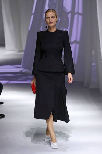 MILANO, ITALY â   September 23: Eva Herzigova walks the runway during the Fendi Fashion show as part of the Milano Fashion Week Spring/Summer 2021 on September 23, 2020 in Milano, Italy. (Photo by Estrop/Getty Images)