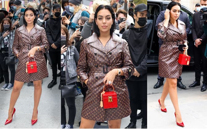 Ronaldo's partner Georgina Rodriguez and Wanda Icardi stun in matching Louis  Vuitton outfits for Paris fashion show