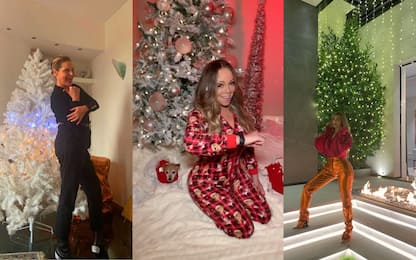 I vip che hanno già fatto l'albero di Natale. FOTO