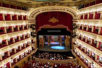 NAPLES, ITALY - JUNE 28: The Opera House Teatro San Carlo on June 28, 2015 in Naples, Italy. (Photo by EyesWideOpen/Getty Images)