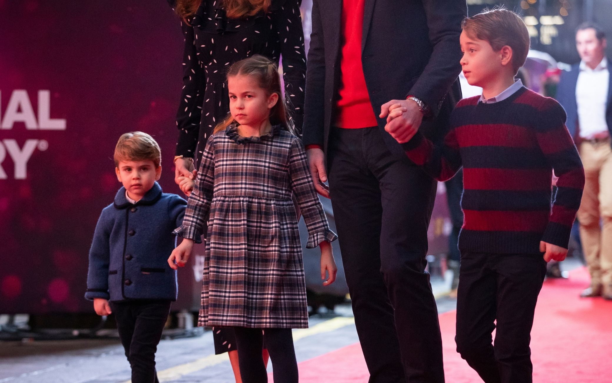 Louis, Charlotte e George Louis, Charlotte e George