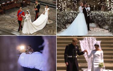 Chi veste la sposa, da Kate Middleton a Ferragni. FOTO