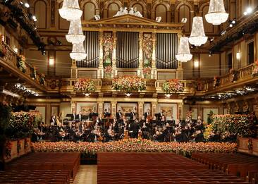 Vienna, concerto nuovo anno senza pubblico e con applausi registrati
