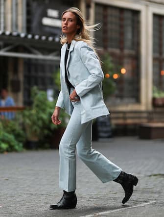 BERLIN, GERMANY - AUGUST 27: Cheyenne Tulsa wearing a complete Levis look on August 27, 2020 in Berlin, Germany. (Photo by Jeremy Moeller/Getty Images)