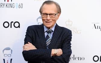 WEST HOLLYWOOD, CA - MAY 01:  Broadcast journalist Larry King arrives at his 60th Broadcasting Anniversary Event at HYDE Sunset: Kitchen + Cocktails on May 1, 2017 in West Hollywood, California.  (Photo by Amanda Edwards/WireImage)