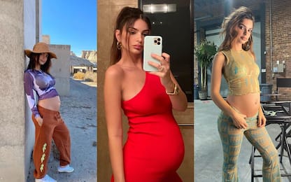 Emily Ratajkowski, tutti i suoi outfit premaman