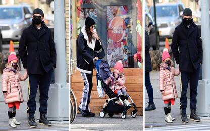 Bradley Cooper e Irina Shayk: la passeggiata con la figlia Lea FOTO