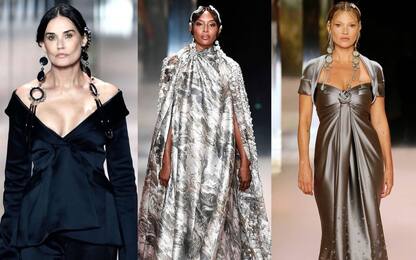 Milano Fashion Week 2021, Demi Moore e Kate Moss alla sfilata di Fendi