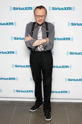 661850390 NEW YORK, NY - MARCH 31: Legendary broadcaster Larry King visits the SiriusXM Studios for "A Conversation with Larry King, hosted by John Fugelsang" at SiriusXM Studios on March 31, 2017 in New York City. (Photo by Taylor Hill/Getty Images for SiriusXM)