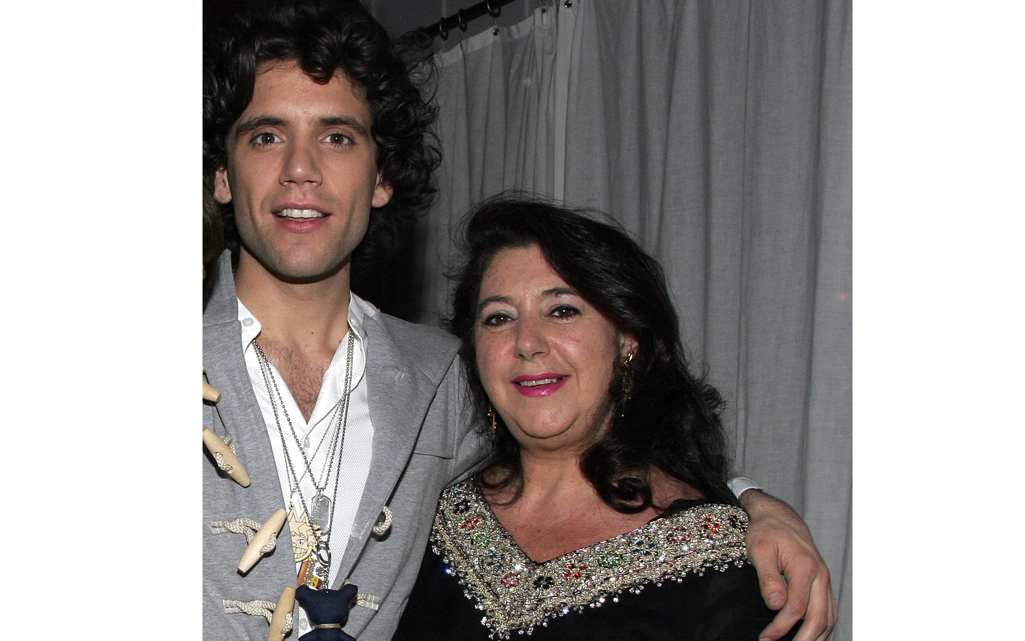 LOS ANGELES, CA - MARCH 27:  Mika with his sister, Yasmine (L) and his mother attend Mika's CD release party at the Sky Bar on March 27, 2007 in Los Angeles, California.  (Photo by Marsaili McGrath/Getty Images for Universal Music)
