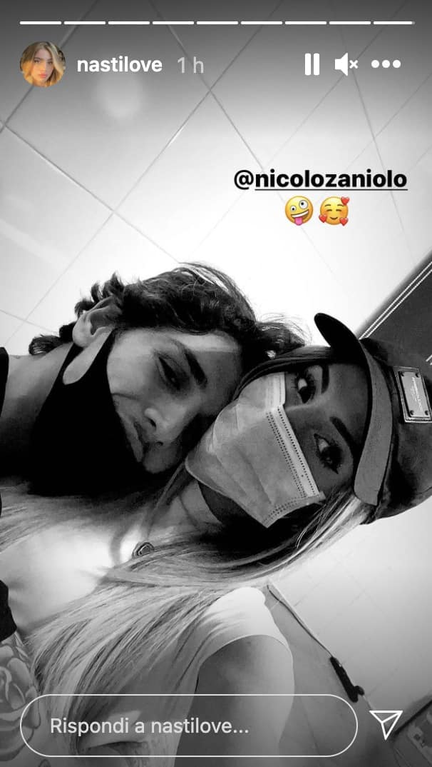 Nicolò Zaniolo e Chiara Nasti