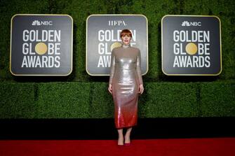 NEW YORK, NEW YORK - FEBRUARY 28: Bryce Dallas Howard attends the 78th Annual Golden GlobeÂ® Awards at The Rainbow Room on February 28, 2021 in New York City.  (Photo by Dimitrios Kambouris/Getty Images for Hollywood Foreign Press Association)