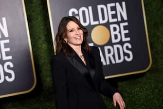 NEW YORK, NEW YORK - FEBRUARY 28: Tina Fey attends the 78th Annual Golden GlobeÂ® Awards at The Rainbow Room on February 28, 2021 in New York City.  (Photo by Dimitrios Kambouris/Getty Images for Hollywood Foreign Press Association)