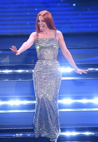 Italian singer Noemi performs on stage at the Ariston theatre during the 71st Sanremo Italian Song Festival, Sanremo, Italy, 02 March 2021. The festival runs from 02 to 06 March.    ANSA/ETTORE FERRARI



