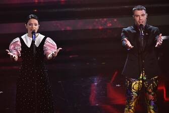 Festival di Sanremo 2021, terza serata Foto Matteo Rasero/LaPresse
04 Marzo 2021 Sanremo, Italia
Spettacolo
Festival di Sanremo 2021, terza serata
Nella foto: Fedez, Francesca Michielin
Photo Matteo Rasero/LaPresse
March 04, 2021 Sanremo, Italy
Entertainment
Sanremo music festival 2021, third evening
In the photo: Fedez, Francesca Michielin