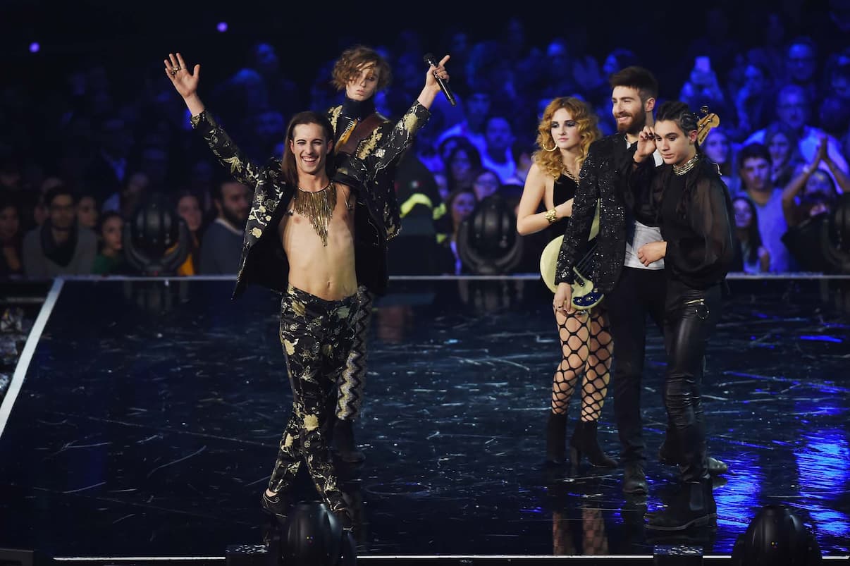 Sanremo 2021 Tutti Pazzi Per Il Look Dei Maneskin I Trionfatori Del 