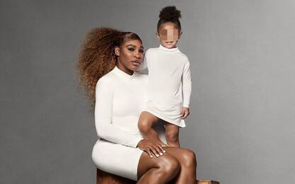 Serena Williams posa insieme alla figlia Alexis Olympia