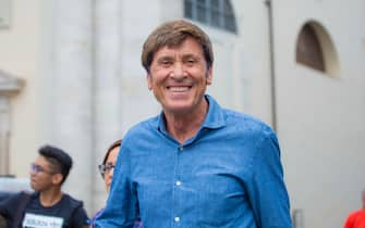 Il cantante Gianni Morandi