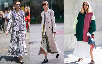 Gonna lunga con scarpe basse: la moda chic del momento 