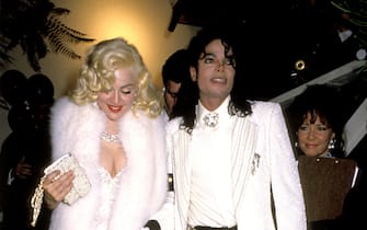 Madonna and Michael Jackson at the Spagos in West Hollywood, California (Photo by Ron Galella/Ron Galella Collection via Getty Images)