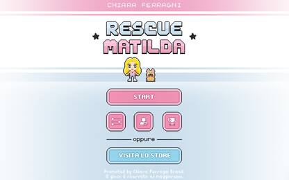 Rescue Matilda, il videogioco di Chiara Ferragni in 8 bit